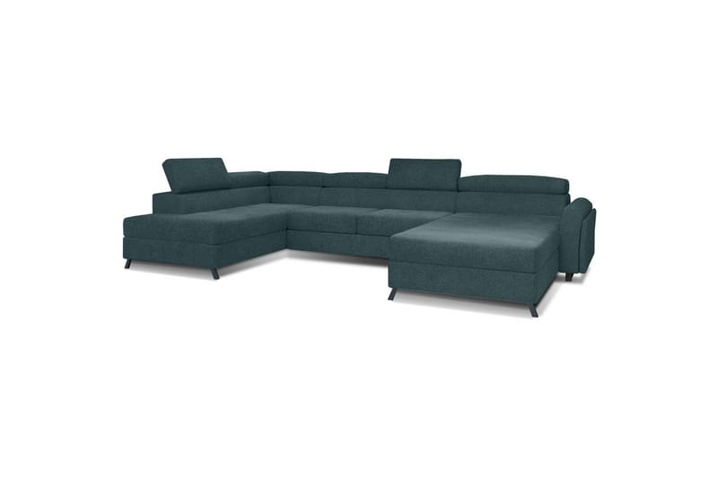 Divaani Eltap Josette 360x200x92 cm, Grande 75, Vihreä, Vasen