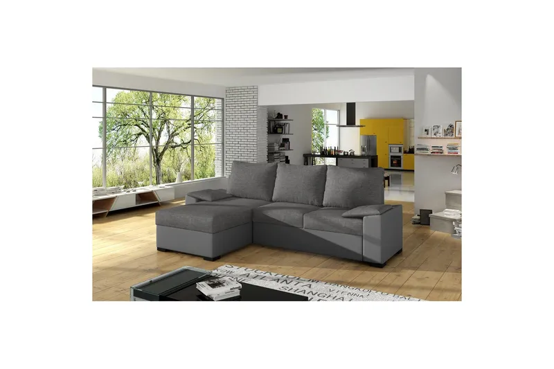 Divaani Eltap Letto 245x160x90 cm - Sawana 05, Soft 29, Harmaa - Huonekalut - Sohva - Vuodesohva