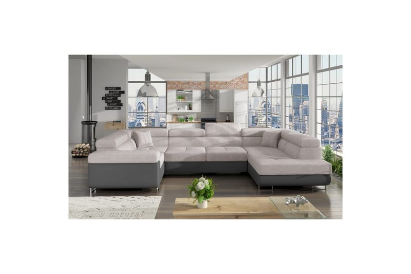 Divaani Eltap Letto 340x202x90 cm - Soro 83, Soft 29, Oikea - Huonekalut - Sohva - Vuodesohva