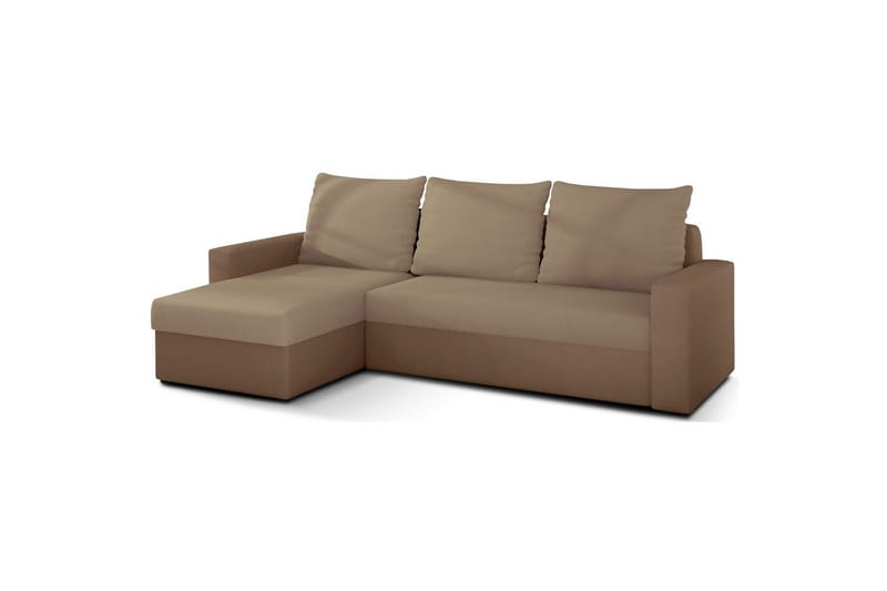 Divaani Eltap Livio 237x150x72 cm - Alova 07, Alova 66, Beige - Huonekalut - Sohva - Vuodesohva