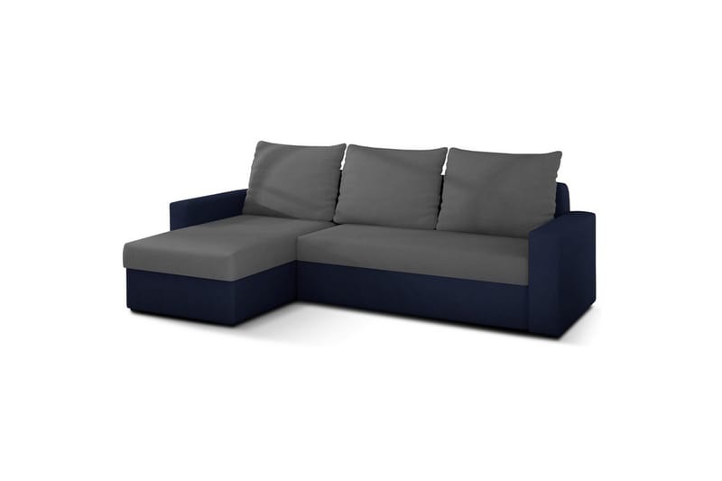 Divaani Eltap Livio 237x150x72 cm - Alova 10, Alova 79, Harmaa, Sininen - Huonekalut - Sohva - Vuodesohva
