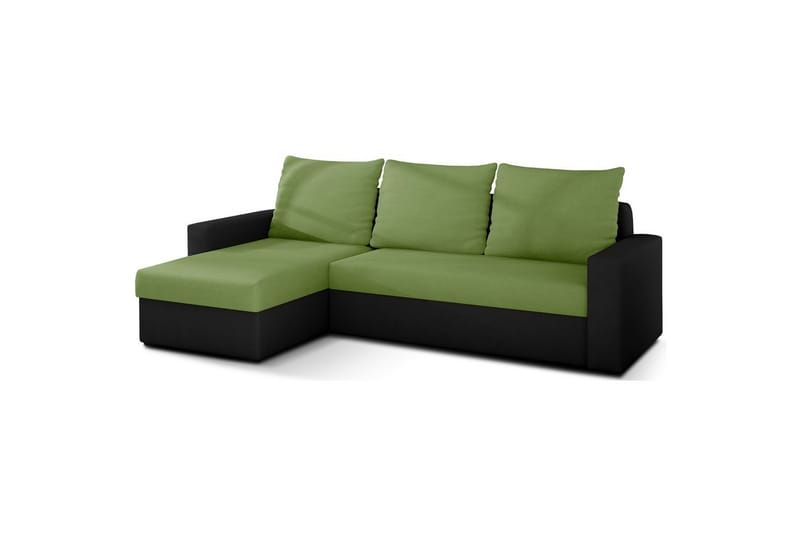 Divaani Eltap Livio 237x150x72 cm, Alova 42, Alova, Vihreä, Musta