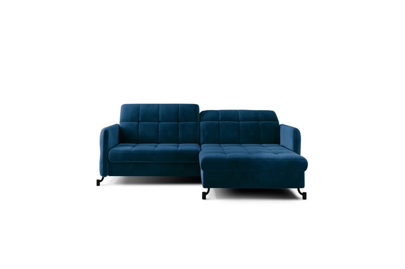 Divaani Eltap Lorelle 225x160x105 cm - Kronos 09, Tummansininen, Oikea - Huonekalut - Sohva - Vuodesohva