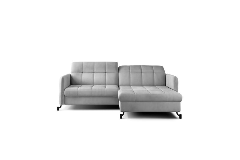 Divaani Eltap Lorelle 225x160x105 cm - Monoliitti 84, Vaaleanharmaa, Oikea - Huonekalut - Sohva - Vuodesohva