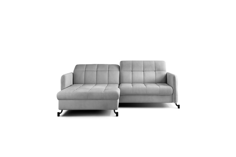 Divaani Eltap Lorelle 225x160x105 cm, Monoliitti 84, Vaaleanharmaa, Vasen