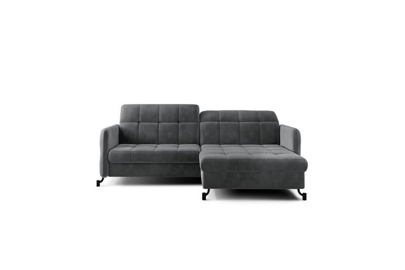 Divaani Eltap Lorelle 225x160x105 cm - Paros 06, Harmaa, Oikea - Huonekalut - Sohva - Vuodesohva