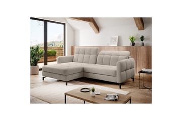 Divaani Eltap Lorelle 225x160x105 cm - Paros 02, Beige, Vasen - Huonekalut - Sohva - Vuodesohva