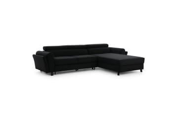 Divaani Eltap Mariall 288x200x92 cm - Mat Velvet 99, Sininen, Oikea - Huonekalut - Sohva - Vuodesohva