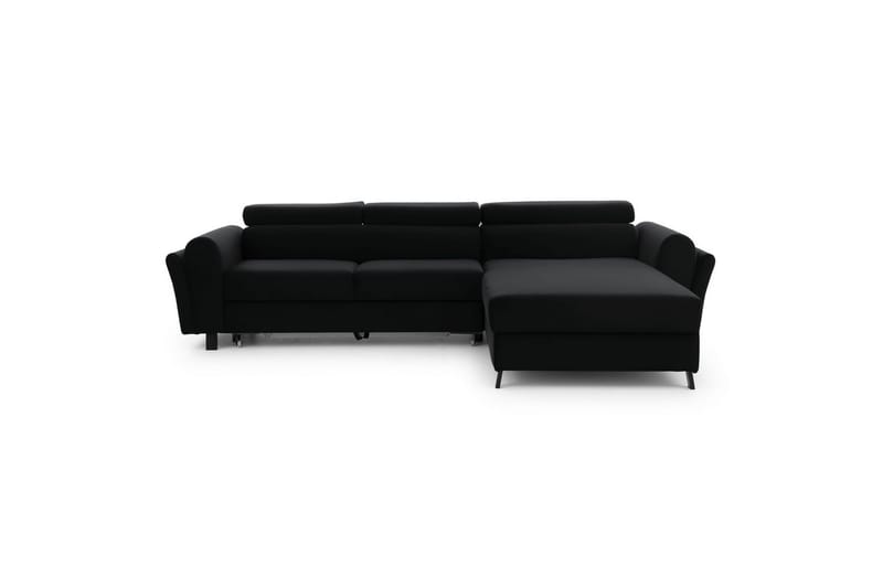 Divaani Eltap Mariall 288x200x92 cm - Mat Velvet 99, Sininen, Oikea - Huonekalut - Sohva - Vuodesohva