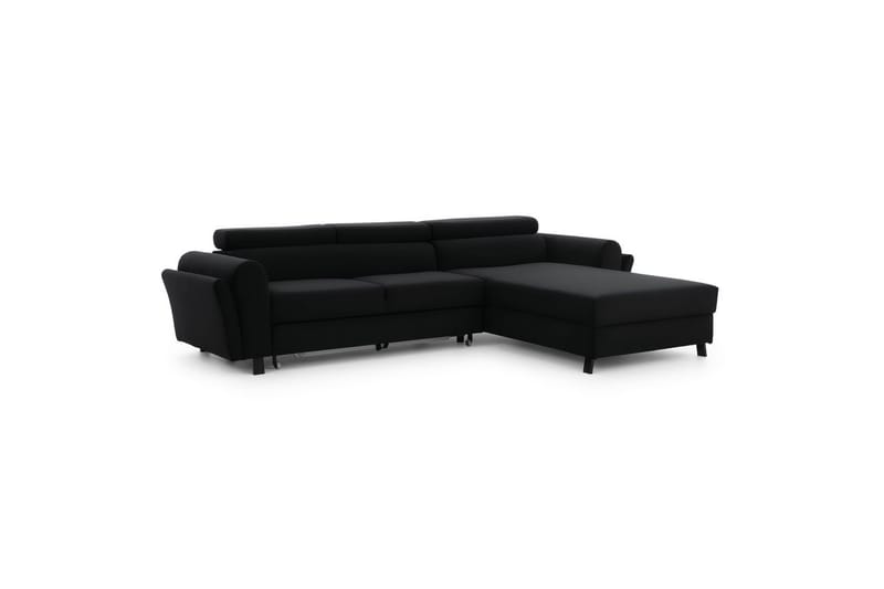 Divaani Eltap Mariall 288x200x92 cm - Mat Velvet 99, Sininen, Oikea - Huonekalut - Sohva - Vuodesohva