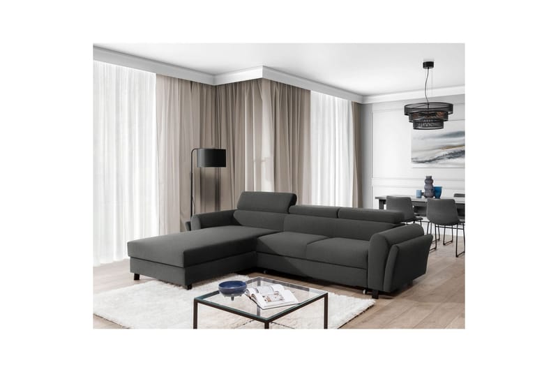 Divaani Eltap Mariall 288x200x92 cm - Sawana 21, Harmaa, Vasen - Huonekalut - Sohva - Vuodesohva