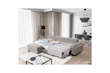 Divaani Eltap Mariall 288x200x92 cm - Paros 02, Beige, Vasen - Huonekalut - Sohva - Vuodesohva