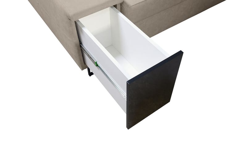 3 ist. Vuodesohva Oikea - Beige - Huonekalut - Sohva - Vuodesohva - Divaanivuodesohva