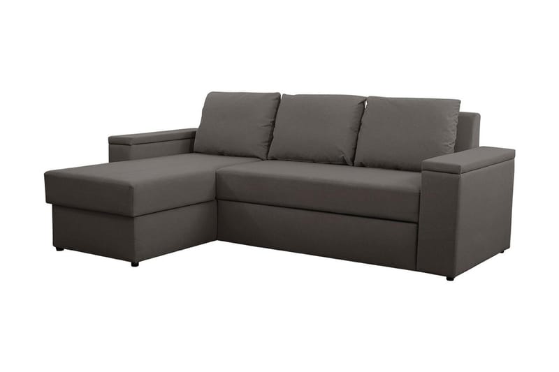 3:n ist Vuodesohva Divaanilla Herisa ja Säilytyksellä, Tummanharmaa