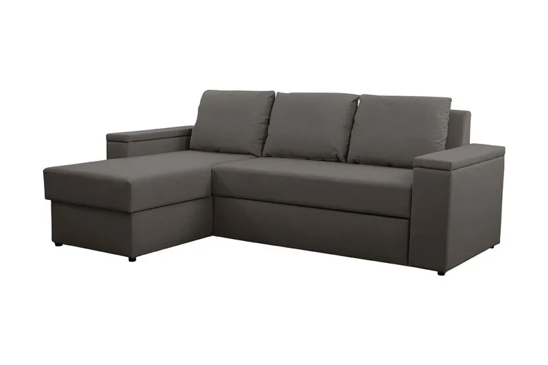 3:n ist Vuodesohva Divaanilla Herisa ja Säilytyksellä, Tummanharmaa