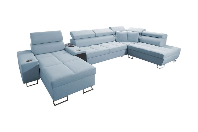 4:n ist Kulmavuodesohva Torretta Vasen - Sininen - Huonekalut - Sohva - Vuodesohva - Divaanivuodesohva
