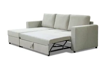 Divaanivuodesohva Achillea Beige - Käännettävä - Huonekalut - Sohva - Vuodesohva
