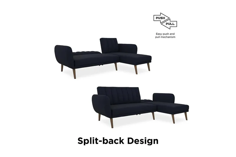 Divaanivuodesohva Brittany Sininen - Novogratz - Huonekalut - Sohva - Vuodesohva