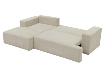 Deylor 3-istuttava vuodesohva divaanilla - ruskea - Huonekalut - Sohva - Vuodesohva - Divaanivuodesohva