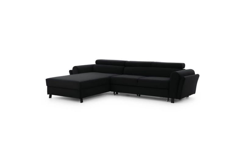 Divaani Eltap Mariall 288x200x92 cm - Mat Velvet 99, Sininen, Vasen - Huonekalut - Sohva - Vuodesohva - Divaanivuodesohva