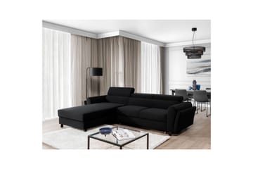 Divaani Eltap Mariall 288x200x92 cm - Mat Velvet 99, Sininen, Vasen - Huonekalut - Sohva - Vuodesohva - Divaanivuodesohva