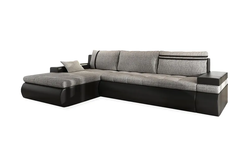 Divaanivuodesohva Dung Vasen, Musta/Harmaa