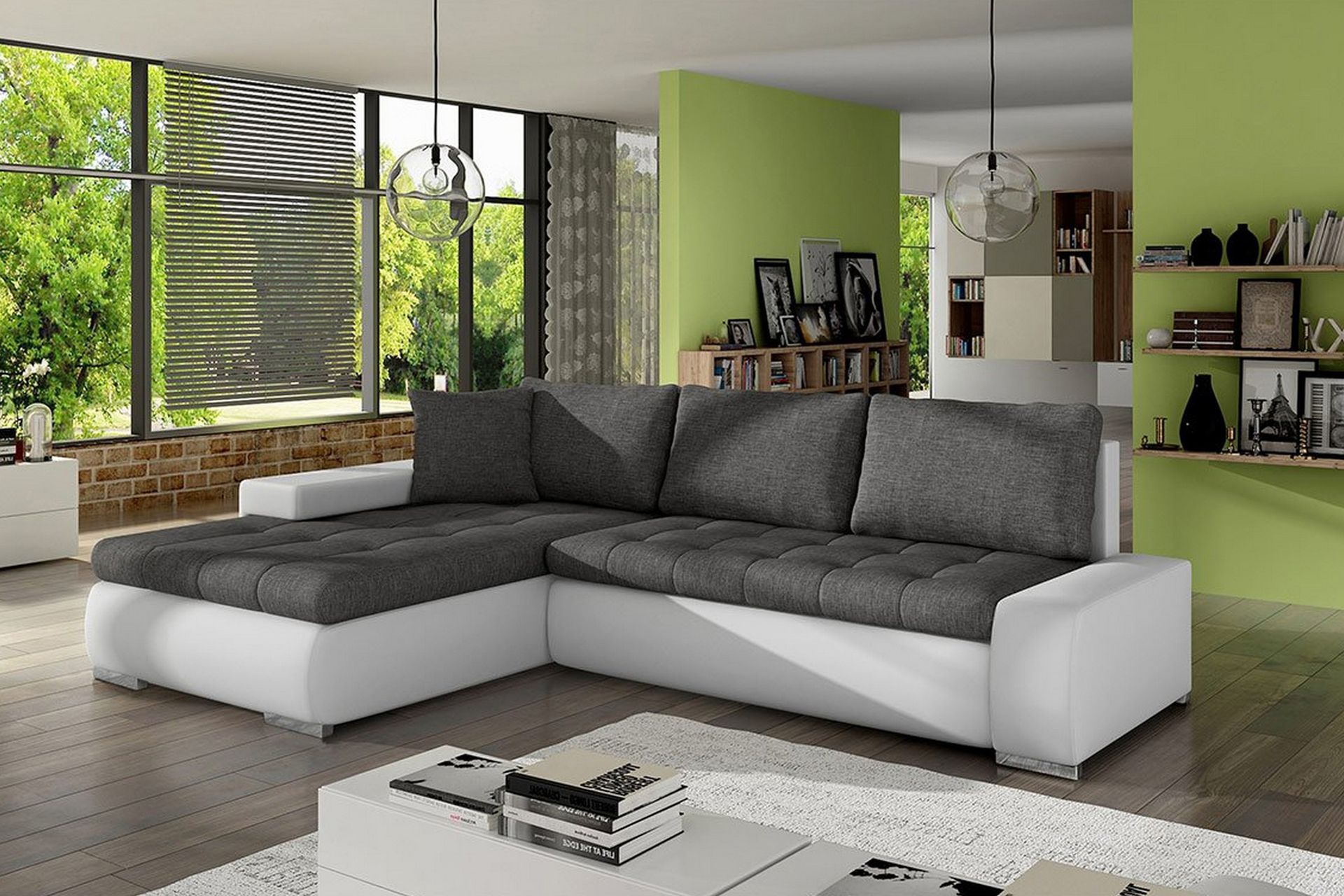 Divaanivuodesohva Ianto 265x185x85 cm - Huonekalut - Sohva - Vuodesohva