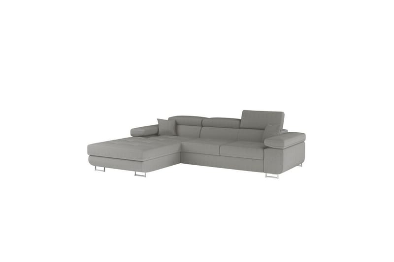 Kulmasohva Eltap Armando 289x85x203 cm - Jarell 03, Vaaleanharmaa, Vasen - Huonekalut - Sohva - Vuodesohva - Divaanivuodesohva
