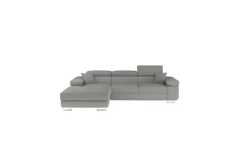 Kulmasohva Eltap Armando 289x85x203 cm, Jarell 03, Vaaleanharmaa, Vasen