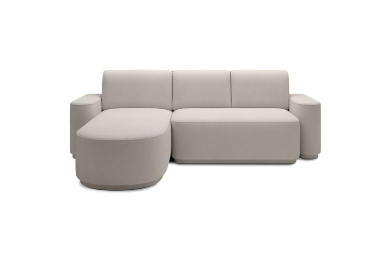 Kulmasohva Eltap Aurumm 285x92x180 cm, Amore 01, Valkoinen, Vasen