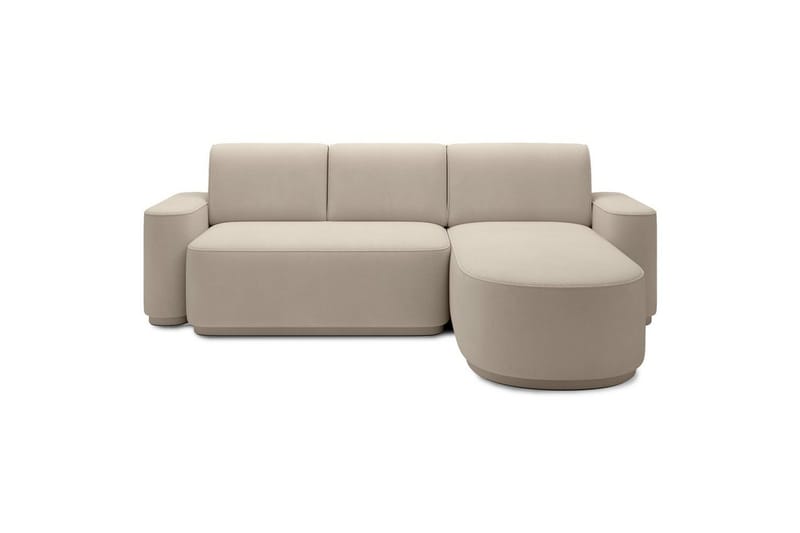 Kulmasohva Eltap Aurumm 285x92x180 cm, Amore 18, Beige, Oikea