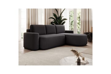 Kulmasohva Eltap Aurumm 285x92x180 cm - Enjoy 05, Tummanharmaa, Oikea - Huonekalut - Sohva - Vuodesohva - Divaanivuodesohva