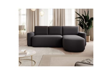 Kulmasohva Eltap Aurumm 285x92x180 cm - Enjoy 05, Tummanharmaa, Oikea - Huonekalut - Sohva - Vuodesohva - Divaanivuodesohva