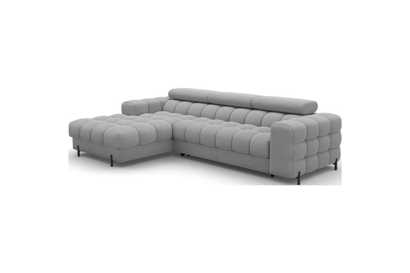 Kulmasohva Eltap Felro 285x181x93 cm - Aura 04, Harmaa, Vasen - Huonekalut - Sohva - Vuodesohva - Divaanivuodesohva