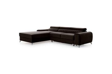 Kulmasohva Eltap Grayson 278x205x92 cm - Nube 22, Ruskea, Vasen - Huonekalut - Sohva - Vuodesohva - Divaanivuodesohva