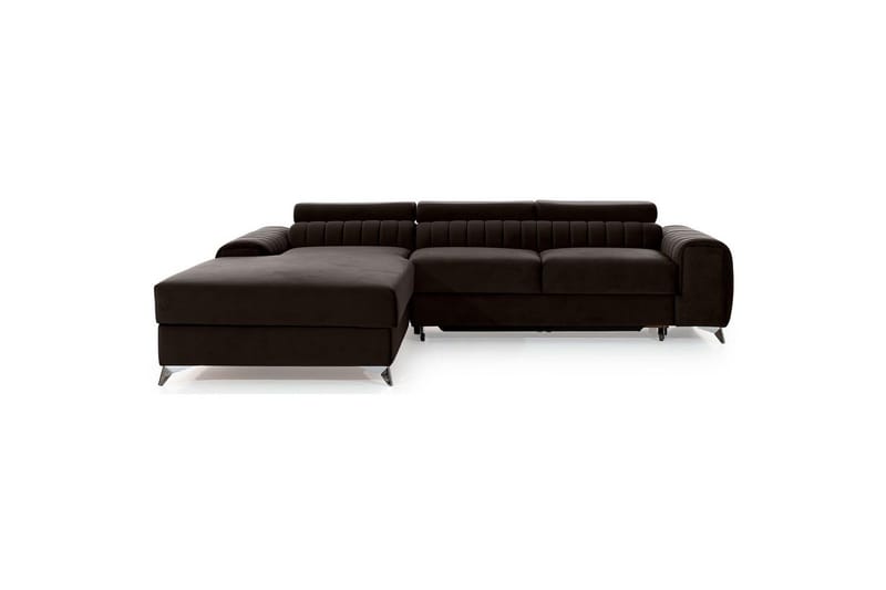 Kulmasohva Eltap Grayson 278x205x92 cm, Nube 22, Ruskea, Vasen
