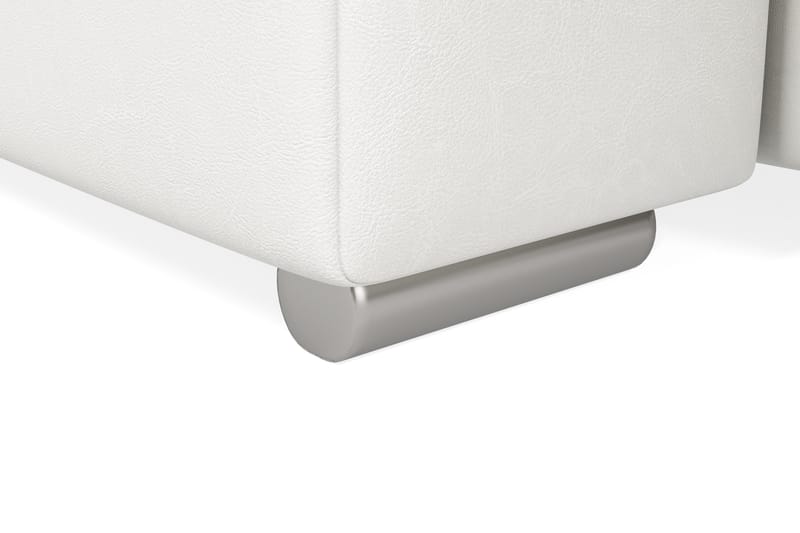 Kulmavuodesohva Jakarta Divaani säilytyksellä Vasen - Vaaleanharmaa/Valkoinen - Huonekalut - Sohva - Vuodesohva - Divaanivuodesohva