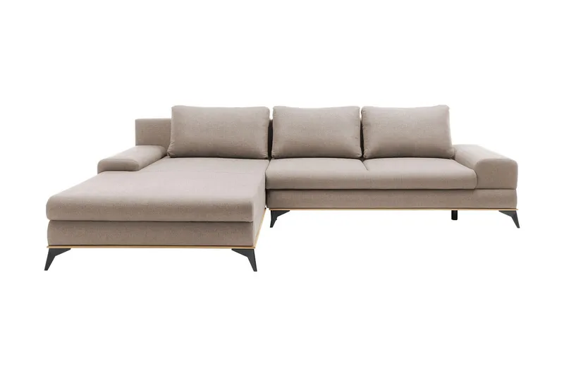 Divaanivuodesohva Manila 315x212x87 cm, Beige/Harmaa