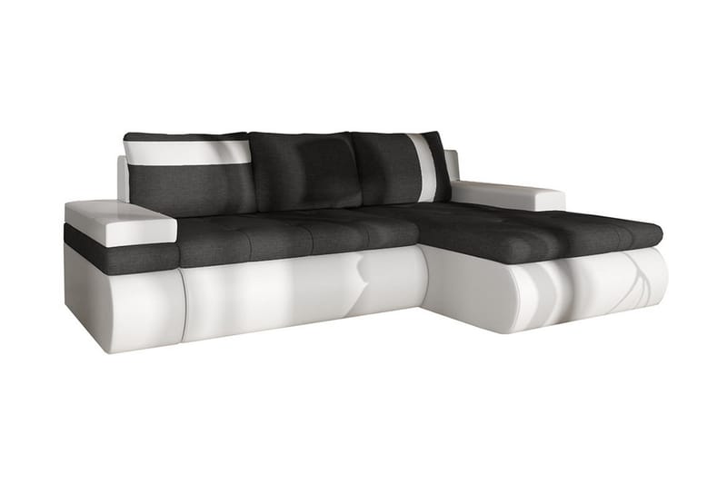 Divaanivuodesohva Mini Dung Oikea - Tummanharmaa/Valkoinen - Huonekalut - Sohva - Vuodesohva