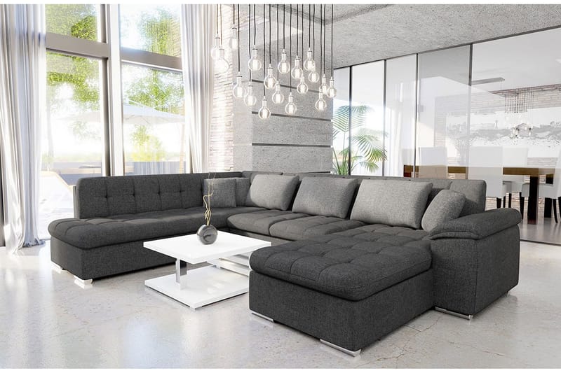Niko U-Vuodesohva 350x205x76 cm - Huonekalut - Sohva - Vuodesohva - Divaanivuodesohva
