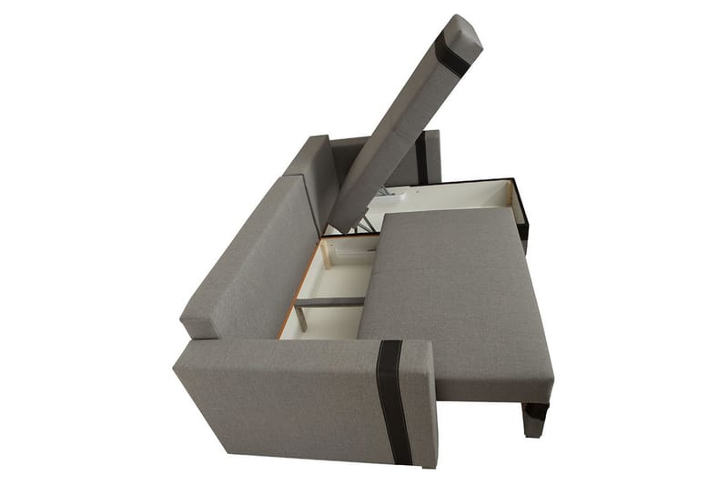 Divaanivuodesohva Trendy 235x155x82 cm - Harmaa - Huonekalut - Sohva - Vuodesohva