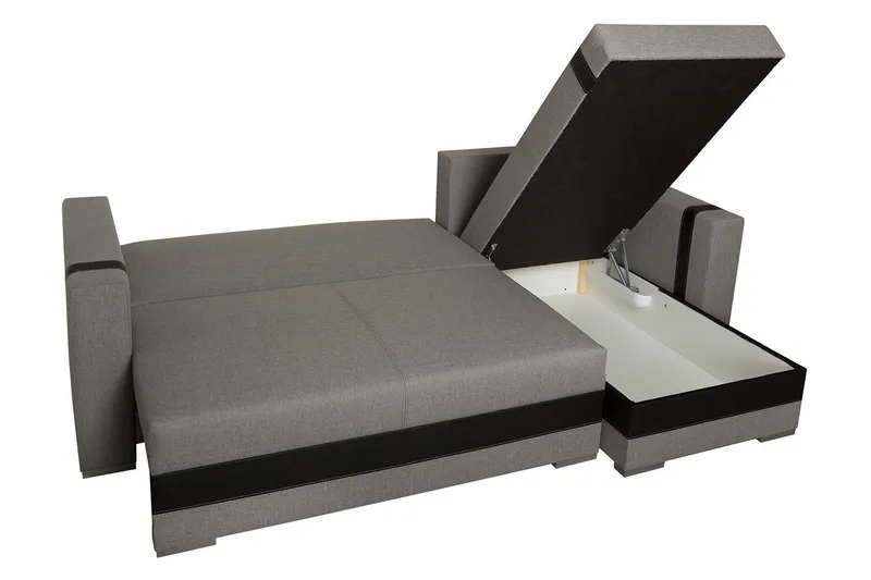 Divaanivuodesohva Trendy 235x155x82 cm - Harmaa - Huonekalut - Sohva - Vuodesohva