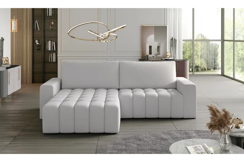 Divaanivuodesohva Triasso Vasen, Nahka/valkoinen