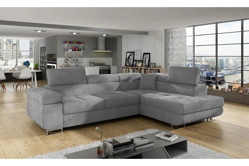 Vuodesohva Hipolito Avopäädyllä Oikea, Harmaa