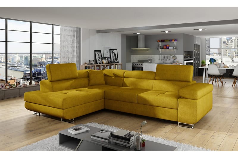 Vuodesohva Hipolito Avopäädyllä Vasen, Keltainen