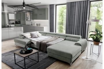 Vuodesohva Kamiko Divaanilla - Beige - Huonekalut - Sohva - Vuodesohva - Divaanivuodesohva