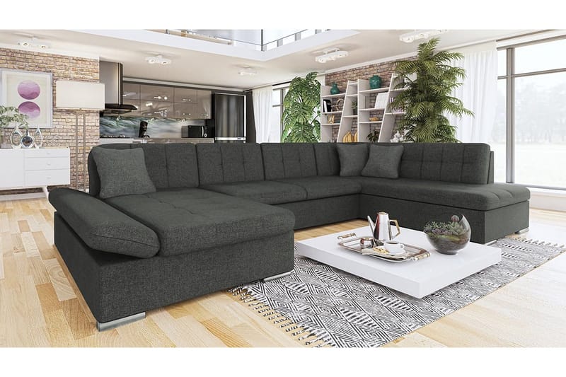 Zumar U-Vuodesohva 345x205x77 cm - Huonekalut - Sohva - Vuodesohva - Divaanivuodesohva