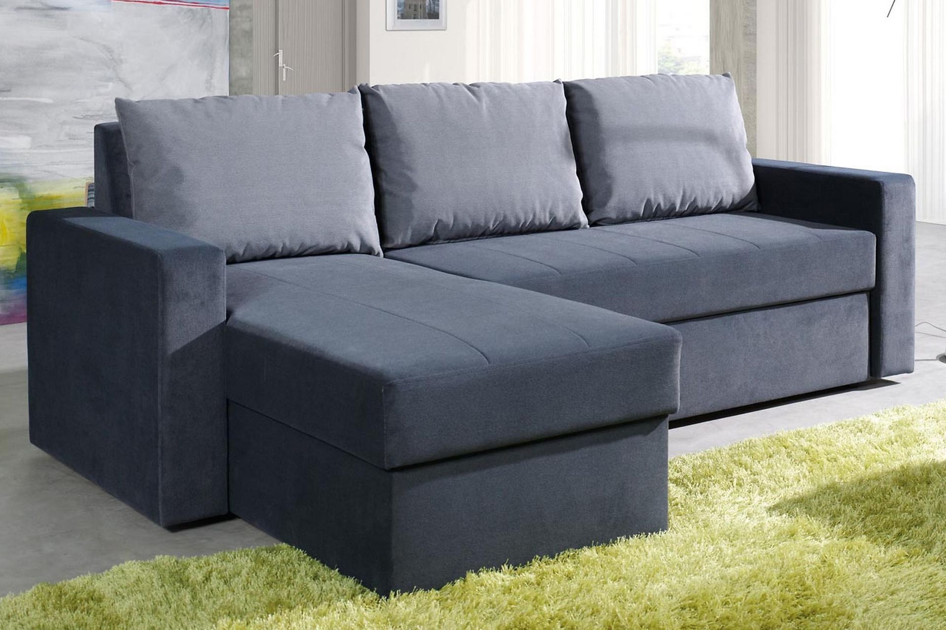 Domino Divaanivuodesohva 234x156x82 cm - Huonekalut - Sohva - Vuodesohva