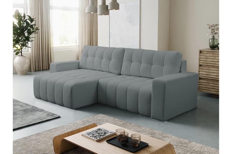 Doryn Vuodedivaanisohva, 3-istuttava - Harmaa - Huonekalut - Sohva - Vuodesohva