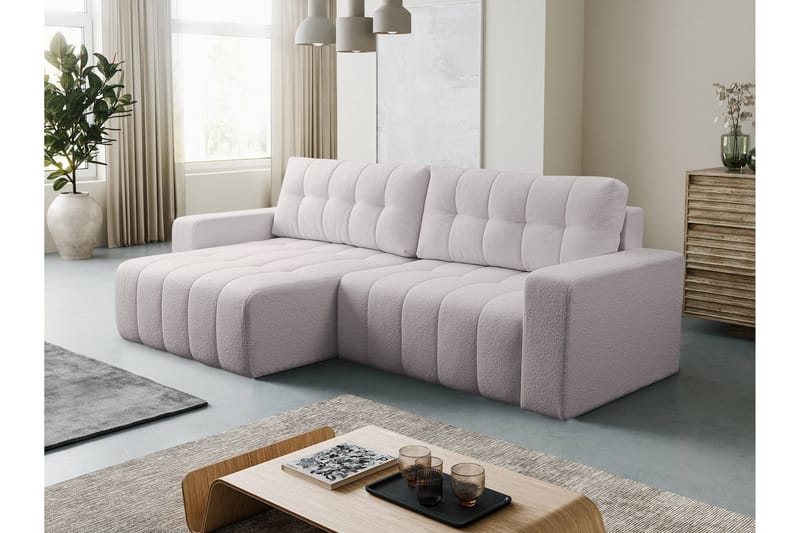 Doryn Vuodedivaanisohva, 3-istuttava - Harmaa - Huonekalut - Sohva - Vuodesohva